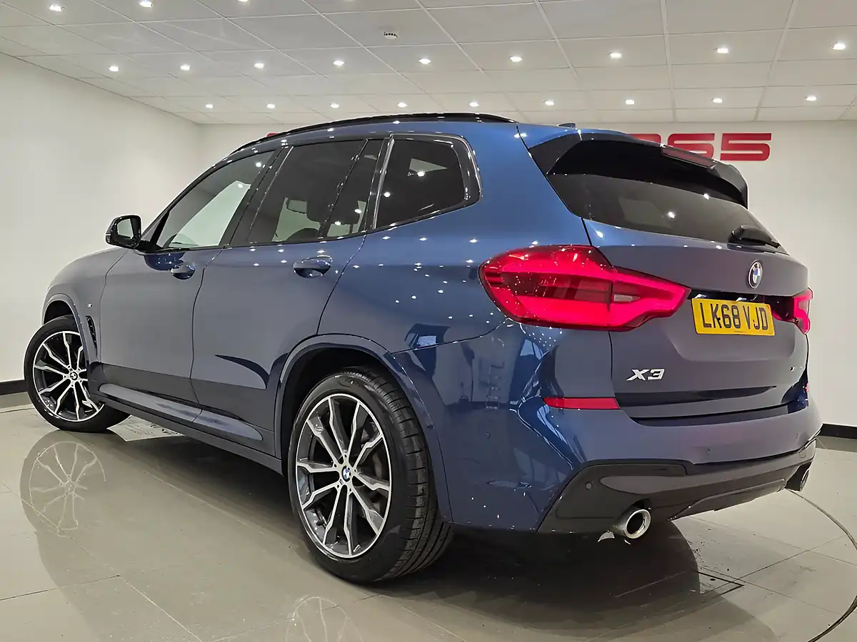 Used 2018 BMW X3 M Sport Blue - Interior and Exterior details 17