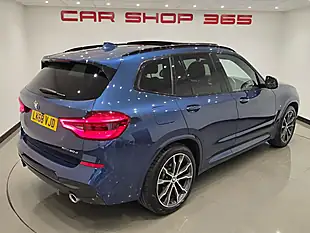 Used 2018 BMW X3 M Sport Blue - Interior and Exterior details 3
