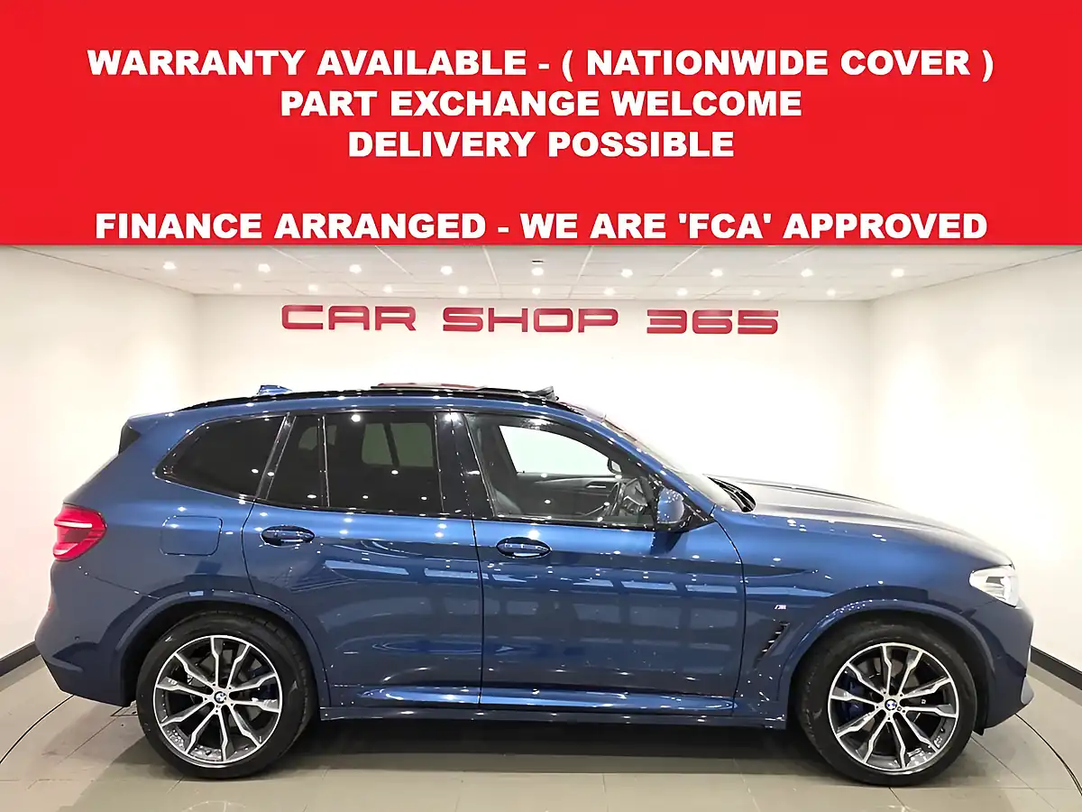 Used 2018 BMW X3 M Sport Blue - Interior and Exterior details 4