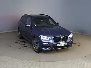 Used 2018 BMW X3 M Sport Blue - Interior and Exterior details 10