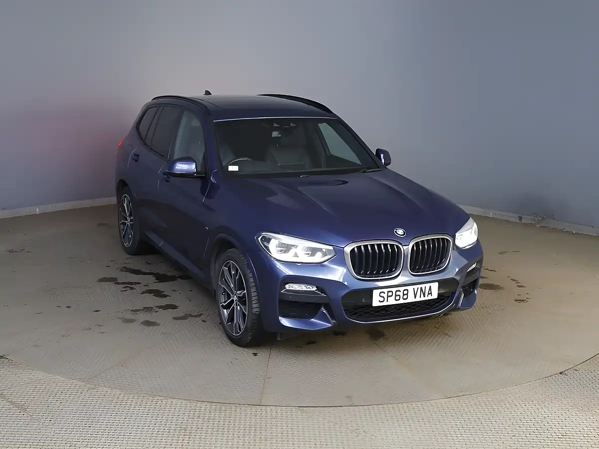 Used 2018 BMW X3 M Sport Blue - Interior and Exterior details 10