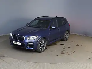 Used 2018 BMW X3 M Sport Blue - Interior and Exterior details 11