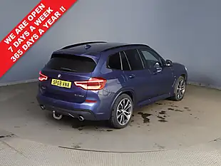 Used 2018 BMW X3 M Sport Blue - Interior and Exterior details 2