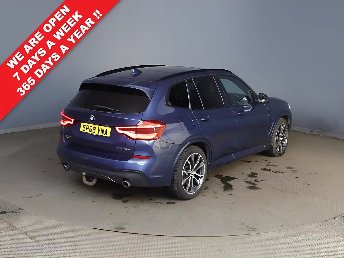 Used 2018 BMW X3 M Sport Blue - Interior and Exterior details 2