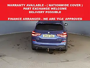 Used 2018 BMW X3 M Sport Blue - Interior and Exterior details 7