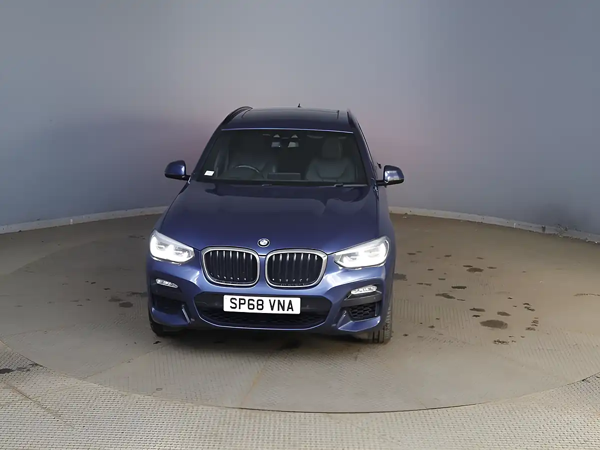 Used 2018 BMW X3 M Sport Blue - Interior and Exterior details 8