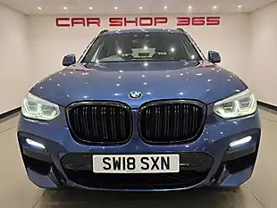 Used 2018 BMW X3 M Sport Blue - Interior and Exterior details 10