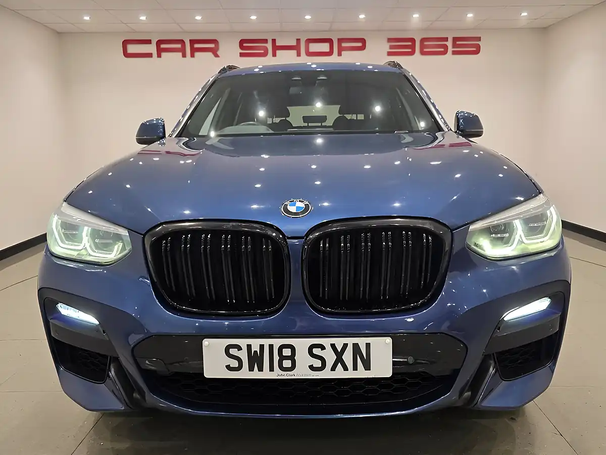 Used 2018 BMW X3 M Sport Blue - Interior and Exterior details 10