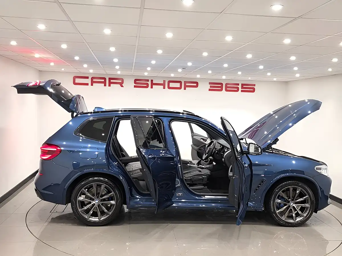 Used 2018 BMW X3 M Sport Blue - Interior and Exterior details 14