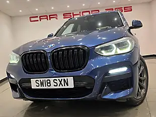 Used 2018 BMW X3 M Sport Blue - Interior and Exterior details 15