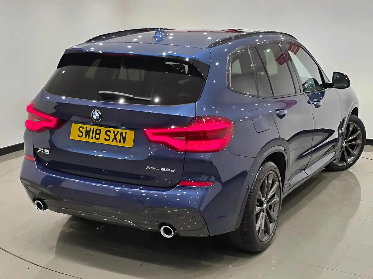Used 2018 BMW X3 M Sport Blue - Interior and Exterior details 16