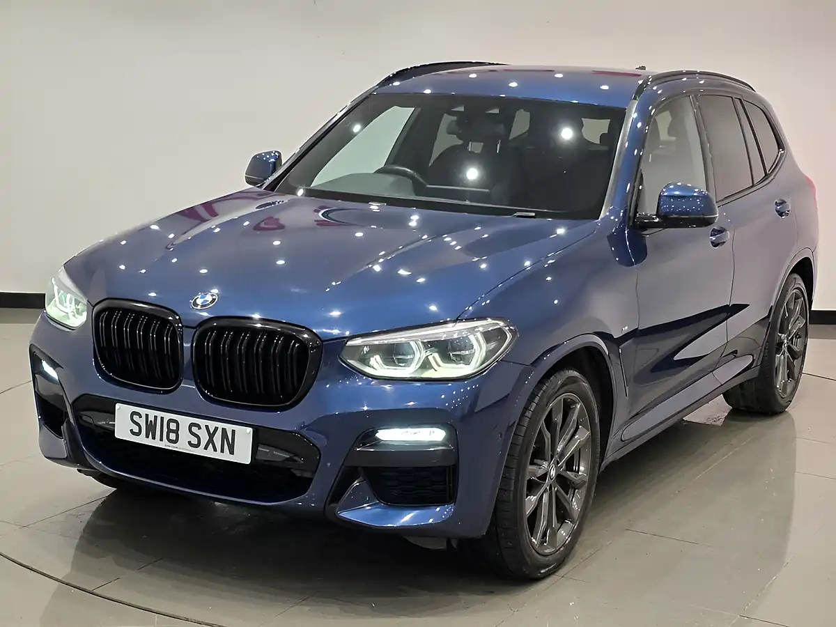 Used 2018 BMW X3 M Sport Blue - Interior and Exterior details 18