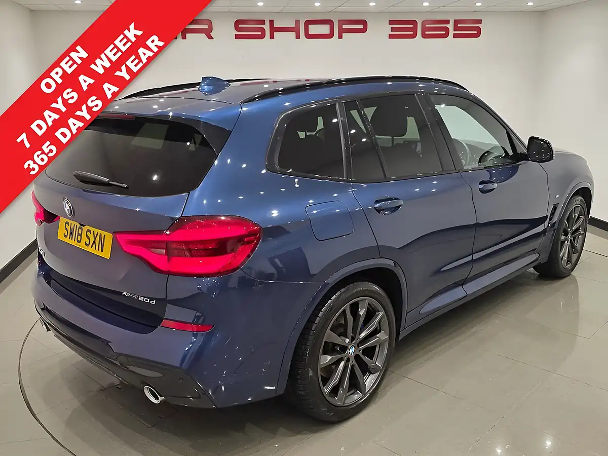 Used 2018 BMW X3 M Sport Blue - Interior and Exterior details 2