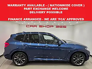 Used 2018 BMW X3 M Sport Blue - Interior and Exterior details 3