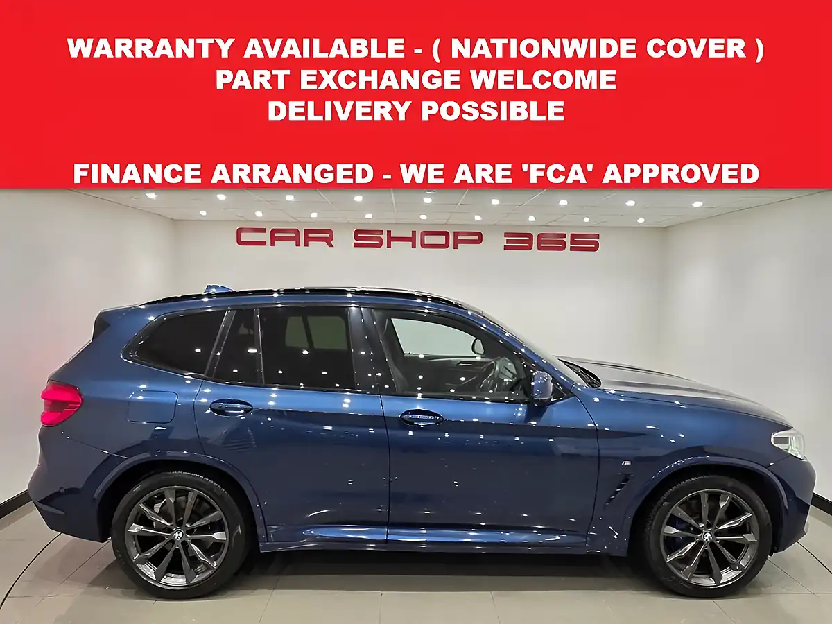 Used 2018 BMW X3 M Sport Blue - Interior and Exterior details 3