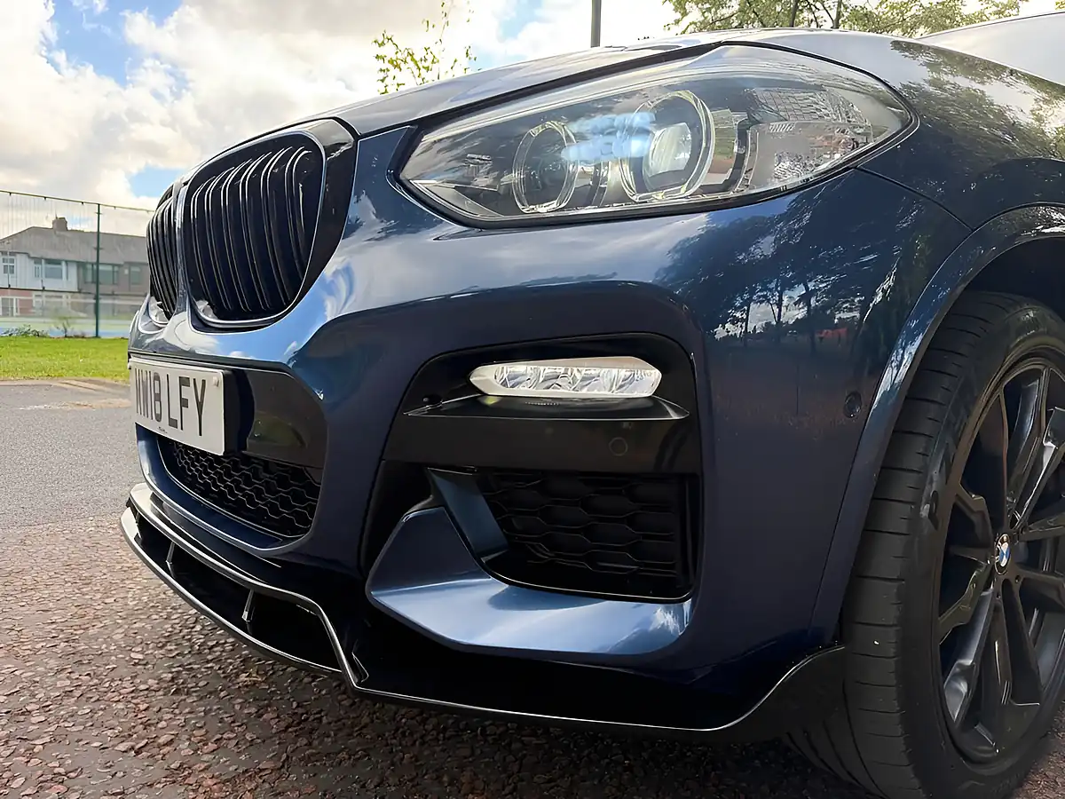Used 2018 BMW X3 M Sport Blue - Interior and Exterior details 14