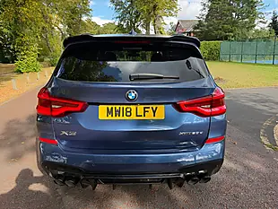 Used 2018 BMW X3 M Sport Blue - Interior and Exterior details 4