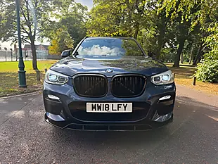 Used 2018 BMW X3 M Sport Blue - Interior and Exterior details 6