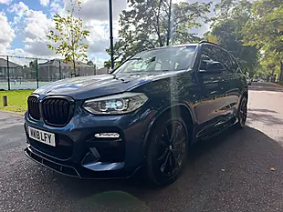 Used 2018 BMW X3 M Sport Blue - Interior and Exterior details 7