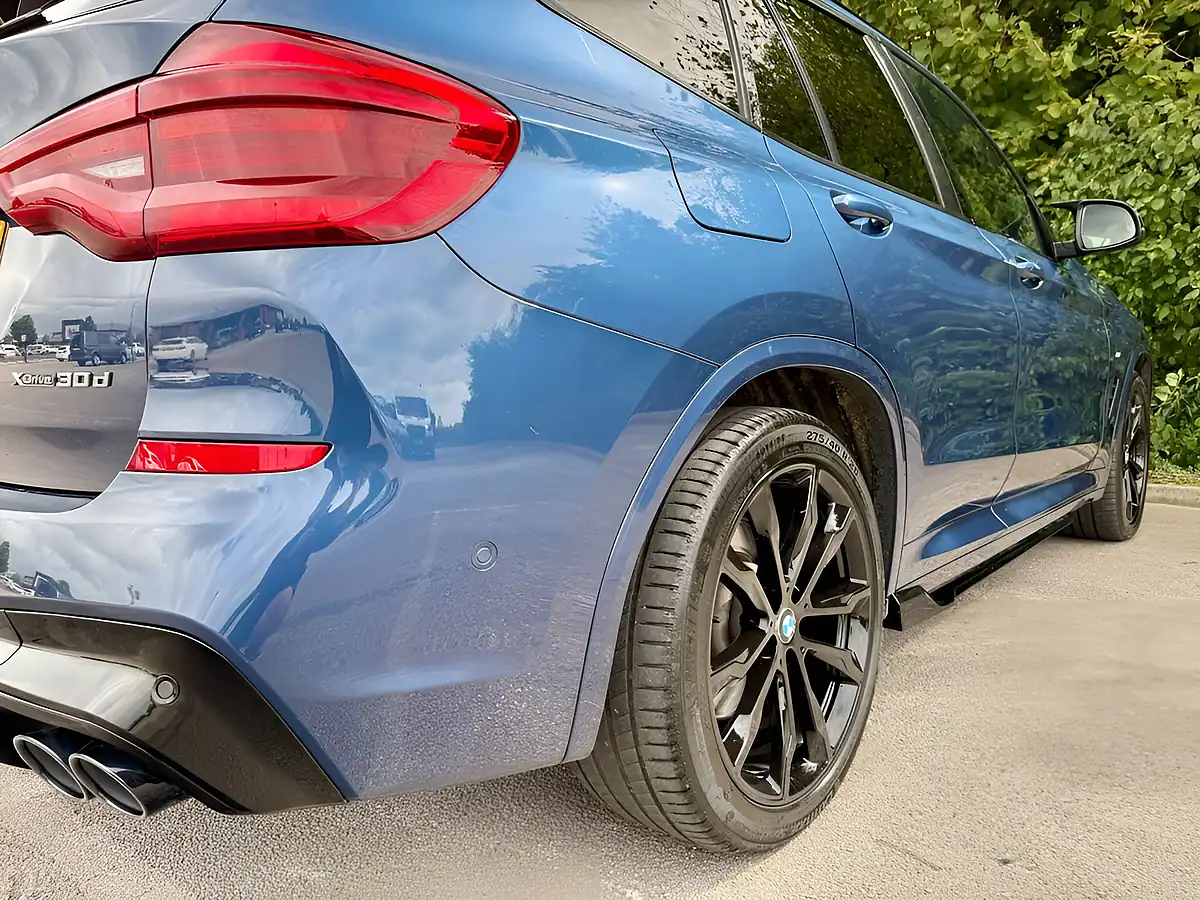 Used 2018 BMW X3 M Sport Blue - Interior and Exterior details 11