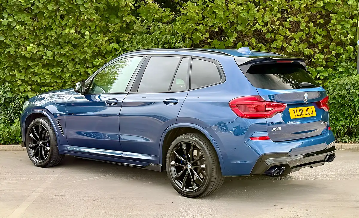 Used 2018 BMW X3 M Sport Blue - Interior and Exterior details 3