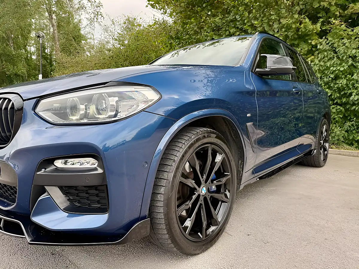 Used 2018 BMW X3 M Sport Blue - Interior and Exterior details 5
