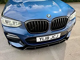 Used 2018 BMW X3 M Sport Blue - Interior and Exterior details 9