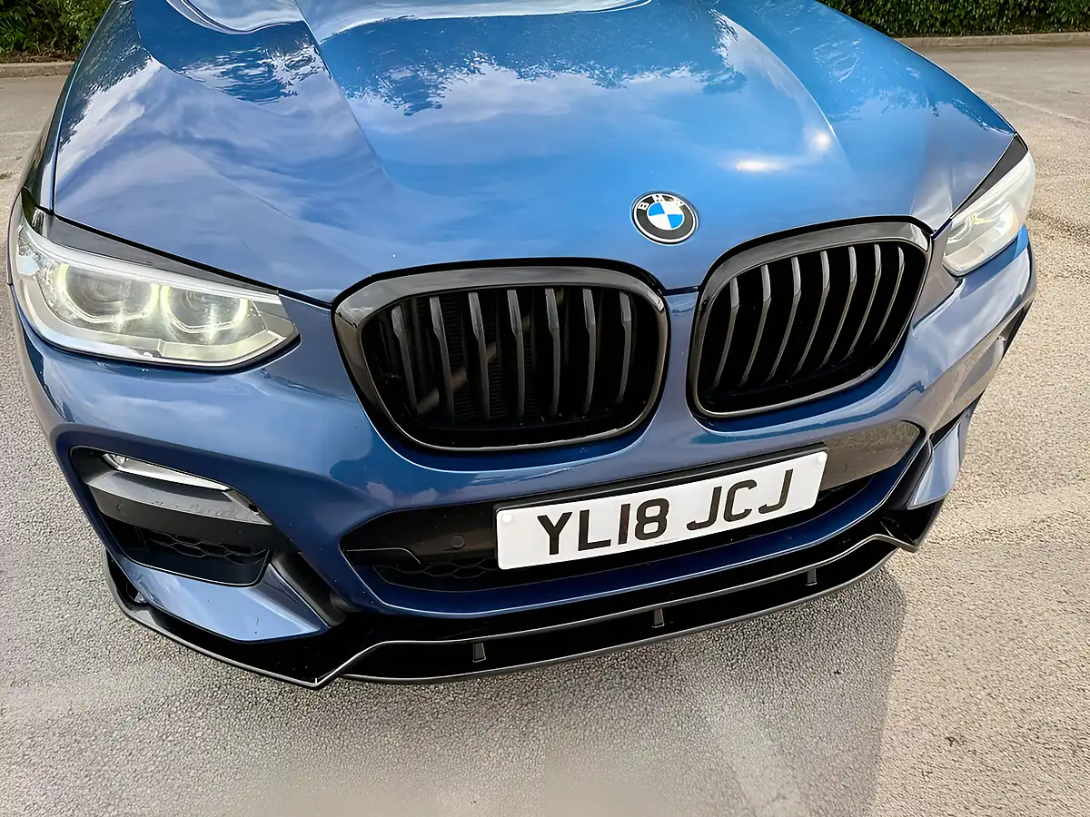 Used 2018 BMW X3 M Sport Blue - Interior and Exterior details 9