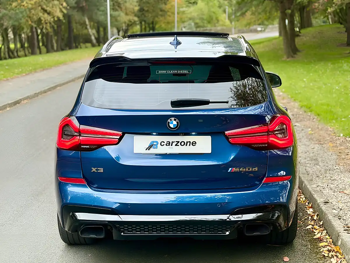 Used 2018 BMW X3 M Sport Blue - Interior and Exterior details 3