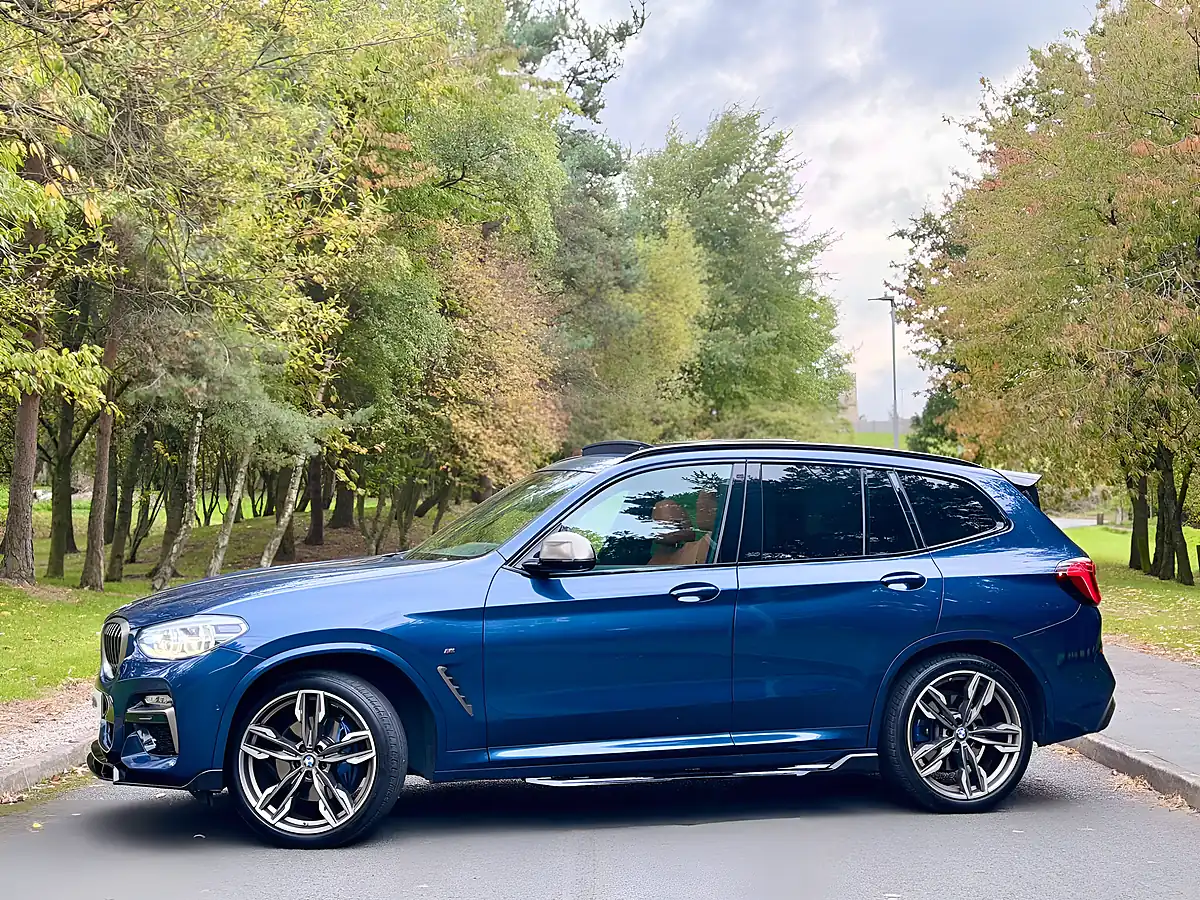 Used 2018 BMW X3 M Sport Blue - Interior and Exterior details 5