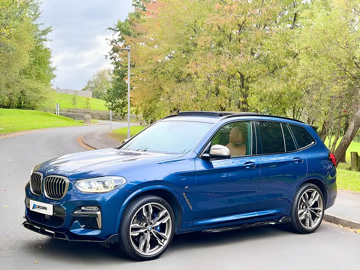 Used 2018 BMW X3 M Sport Blue - Interior and Exterior details 7