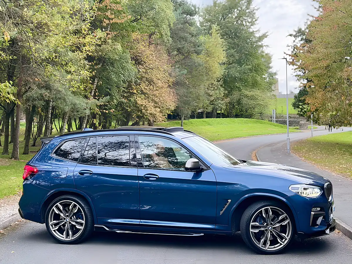 Used 2018 BMW X3 M Sport Blue - Interior and Exterior details 8