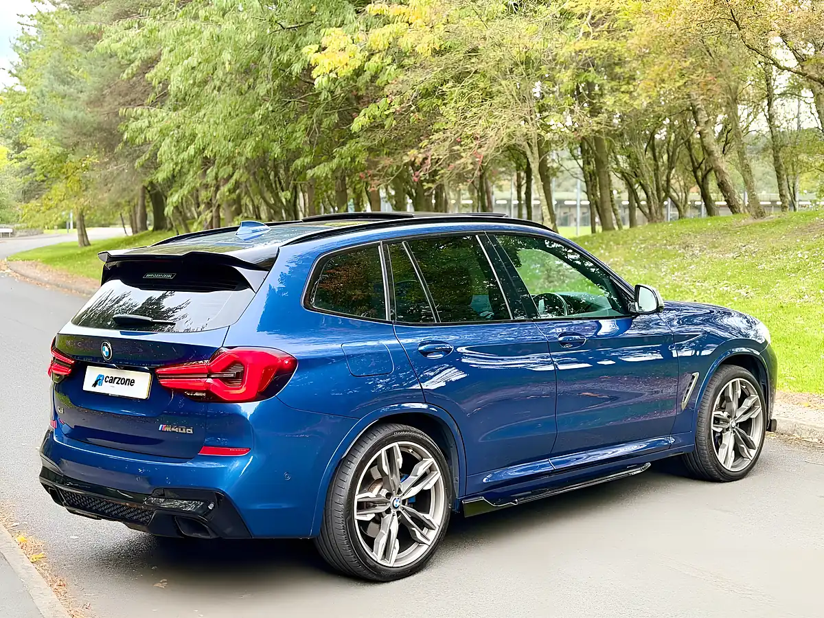 Used 2018 BMW X3 M Sport Blue - Interior and Exterior details 9