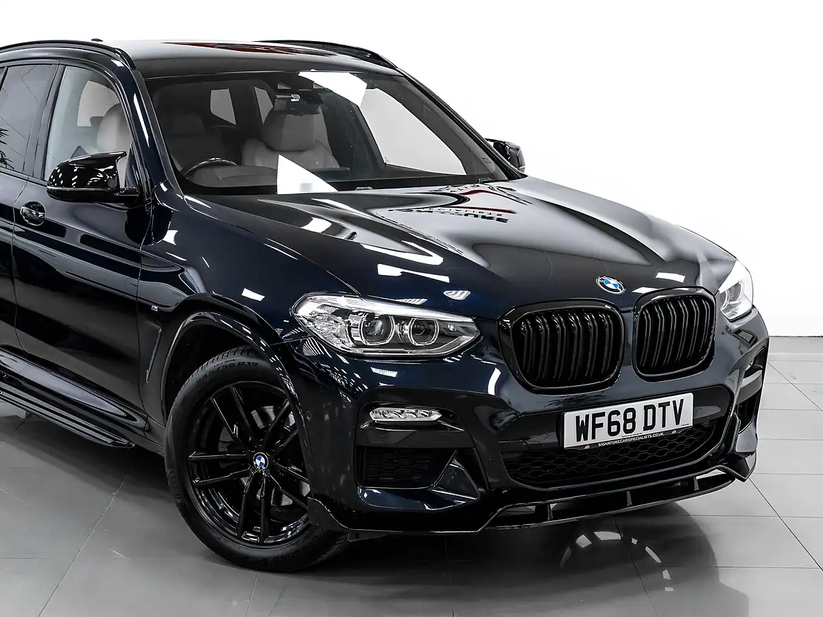 Used 2018 BMW X3 M Sport Carbon Black / Black - Interior and Exterior details 10