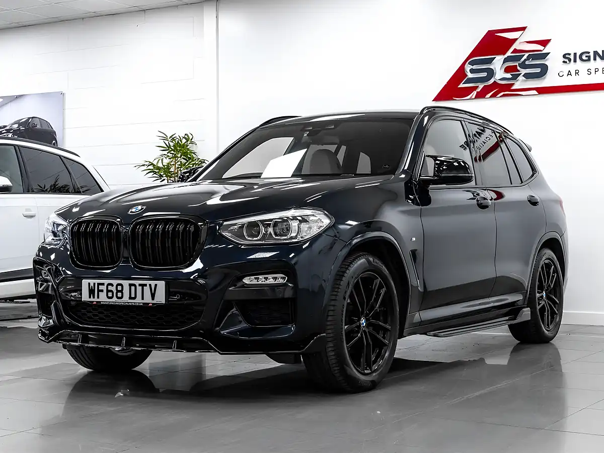 Used 2018 BMW X3 M Sport Carbon Black / Black - Interior and Exterior details 2