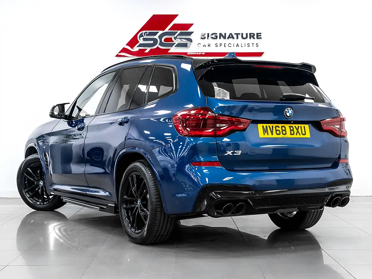 Used 2018 BMW X3 M Sport Phytonic Blue - Interior and Exterior details 4