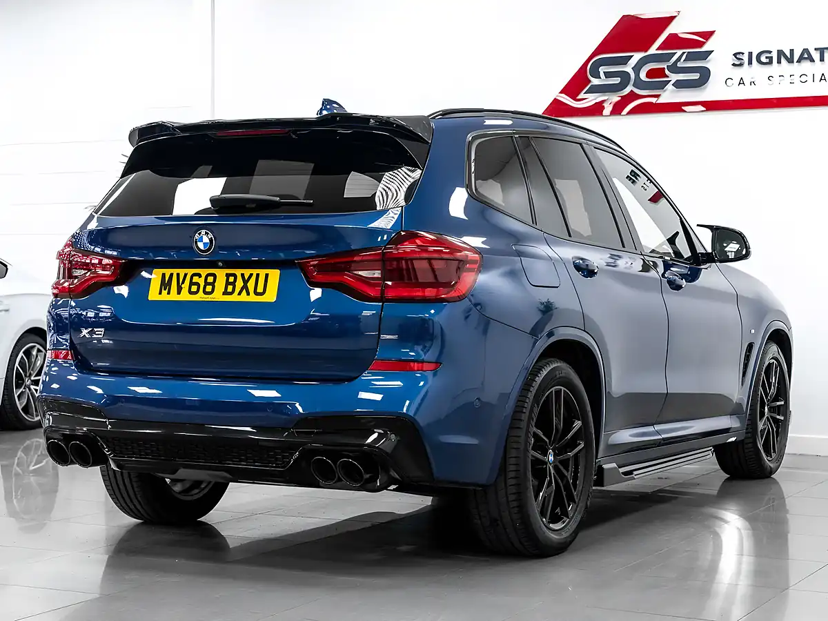 Used 2018 BMW X3 M Sport Phytonic Blue - Interior and Exterior details 5