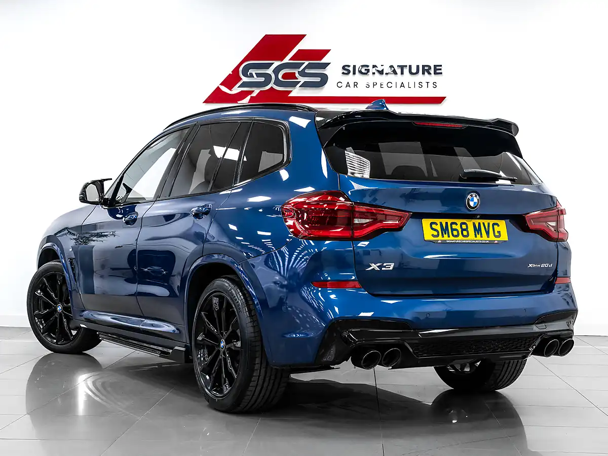 Used 2018 BMW X3 M Sport Phytonic Blue - Interior and Exterior details 4