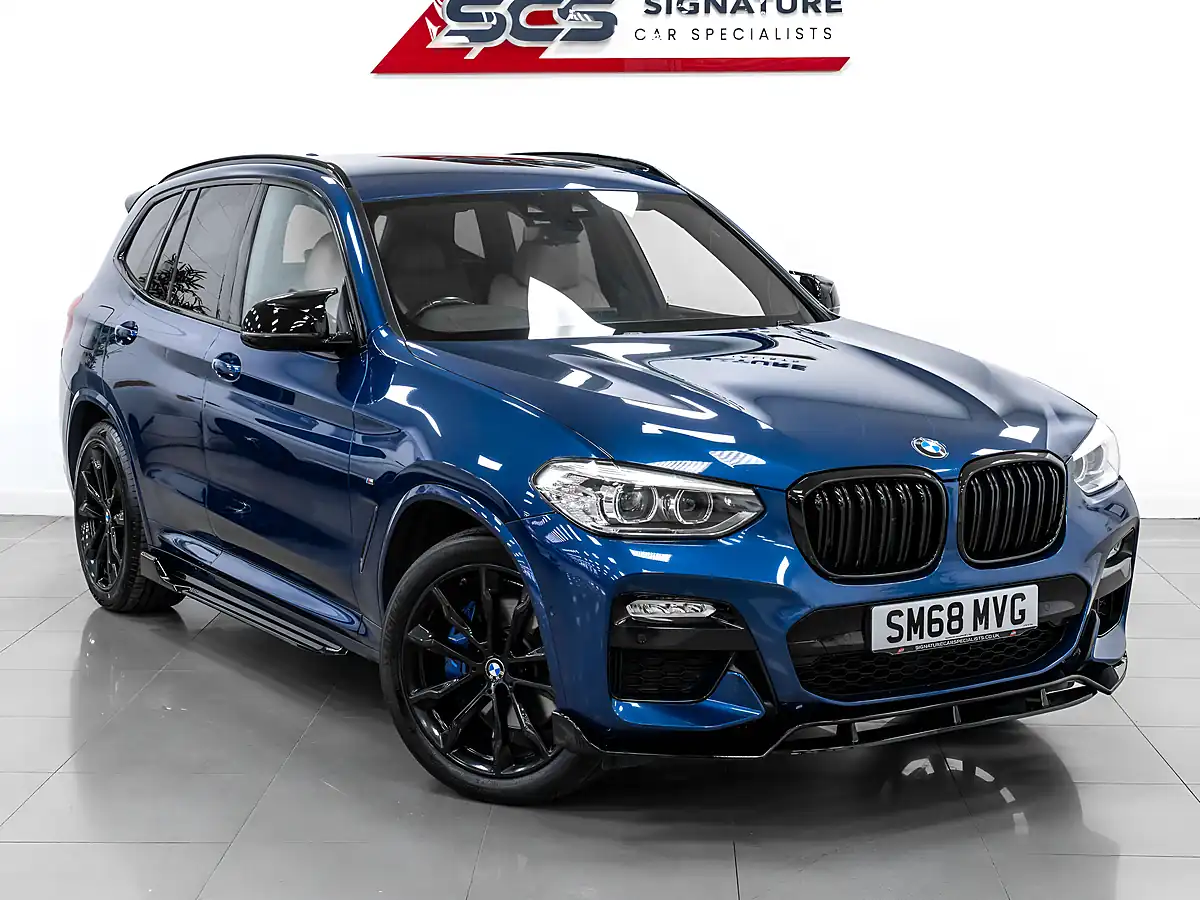 Used 2018 BMW X3 M Sport Phytonic Blue - Interior and Exterior details 8