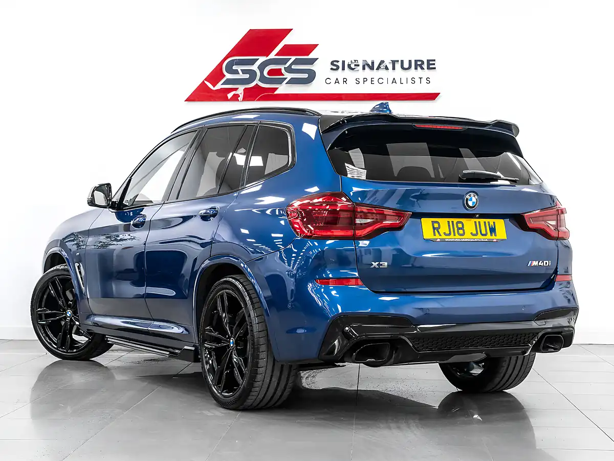 Used 2018 BMW X3 M Sport Phytonic Blue - Interior and Exterior details 4