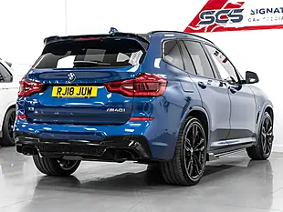 Used 2018 BMW X3 M Sport Phytonic Blue - Interior and Exterior details 5