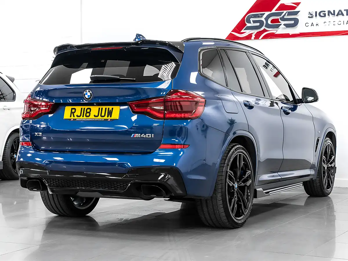 Used 2018 BMW X3 M Sport Phytonic Blue - Interior and Exterior details 5