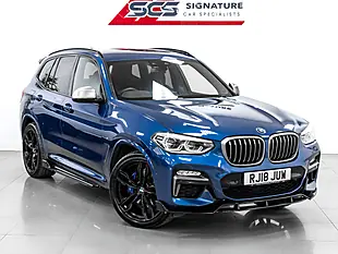 Used 2018 BMW X3 M Sport Phytonic Blue - Interior and Exterior details 8