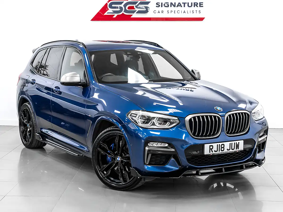 Used 2018 BMW X3 M Sport Phytonic Blue - Interior and Exterior details 8