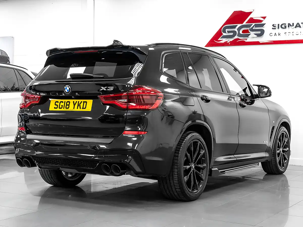 Used 2018 BMW X3 M Sport Sapphire Black - Interior and Exterior details 4