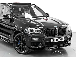 Used 2018 BMW X3 M Sport Sapphire Black - Interior and Exterior details 8