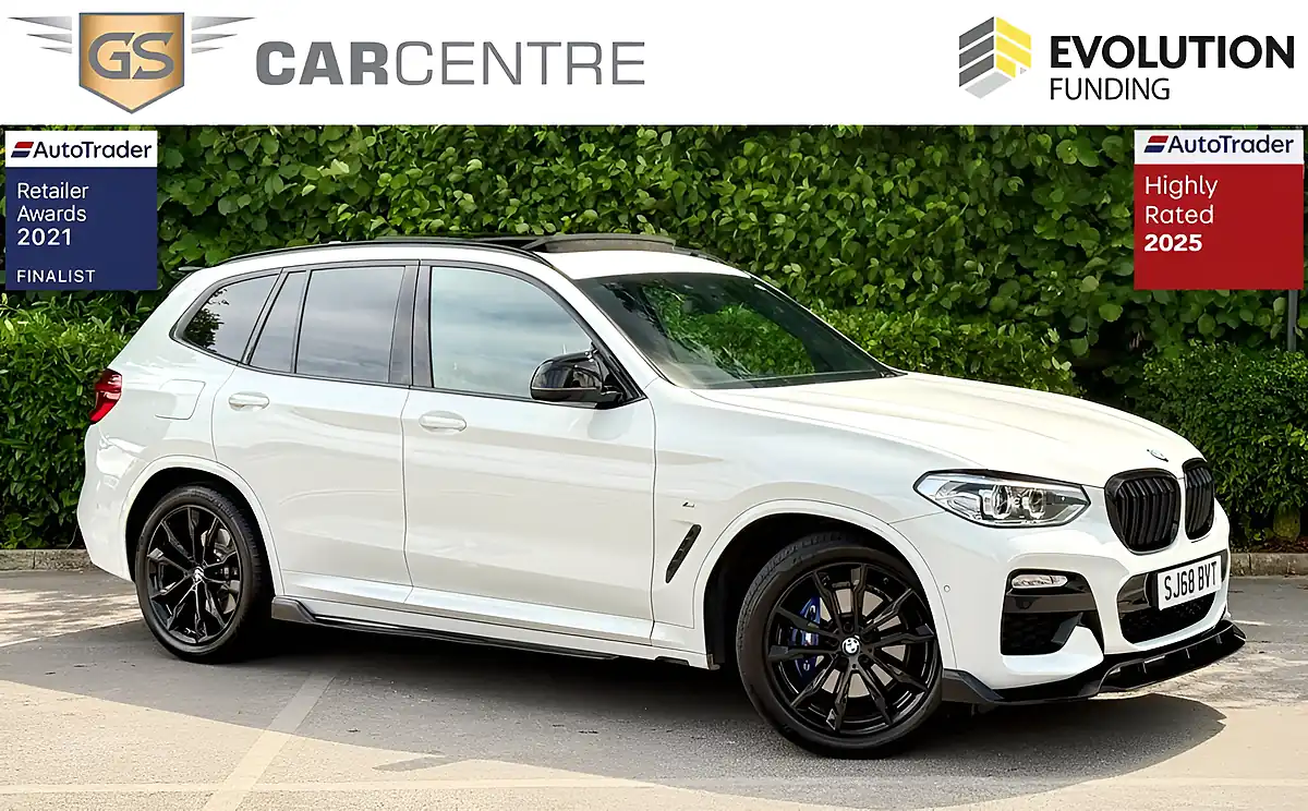 Used 2018 BMW X3 M Sport White - Front View