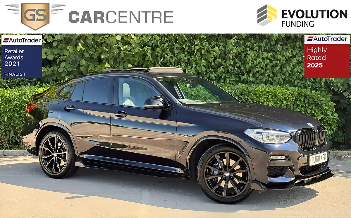 Used 2018 BMW X4 M Sport Black - Front View