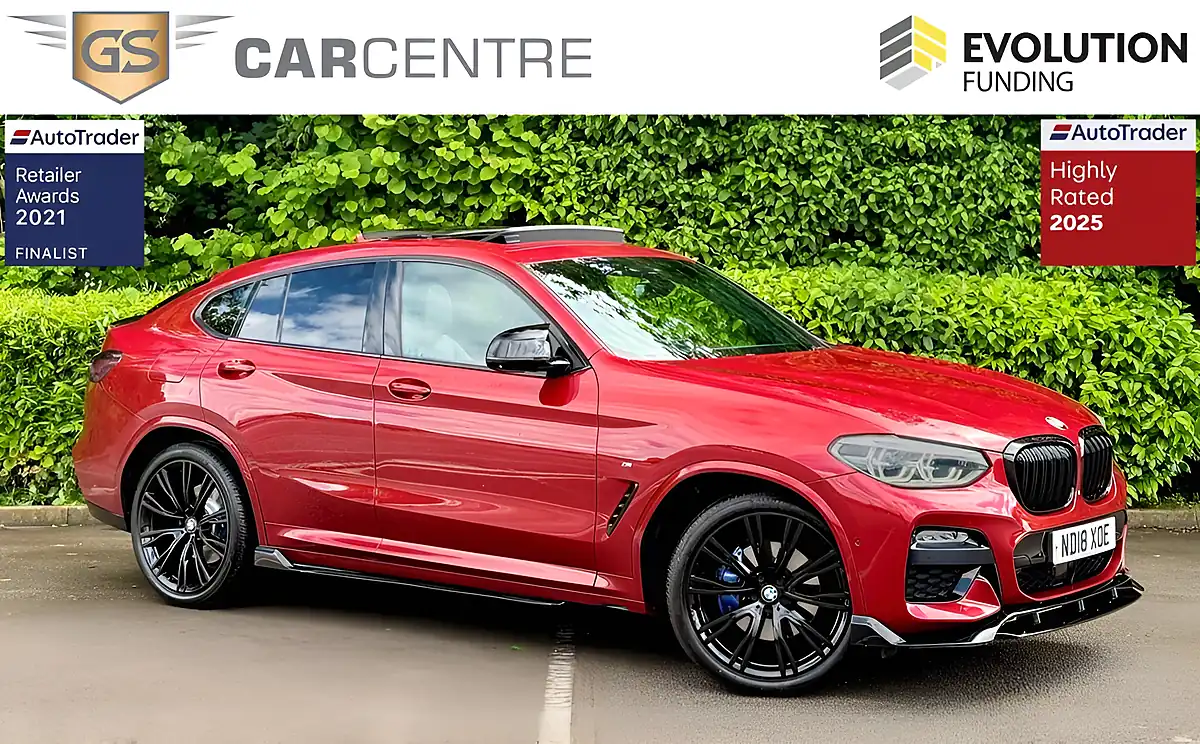 Used 2018 BMW X4 M Sport Red - Front View
