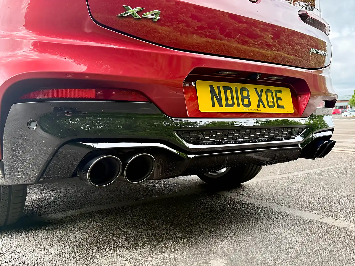 Used 2018 BMW X4 M Sport Red - Interior and Exterior details 12